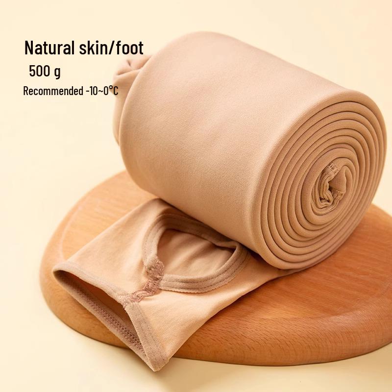 Women's Velvet Thick Base Layer Pants: Perfect for Spring & Autumn, Petite & Plus Sizes, Slimming, Foot-Covering, Wear Outside, Cotton, and Versatile.