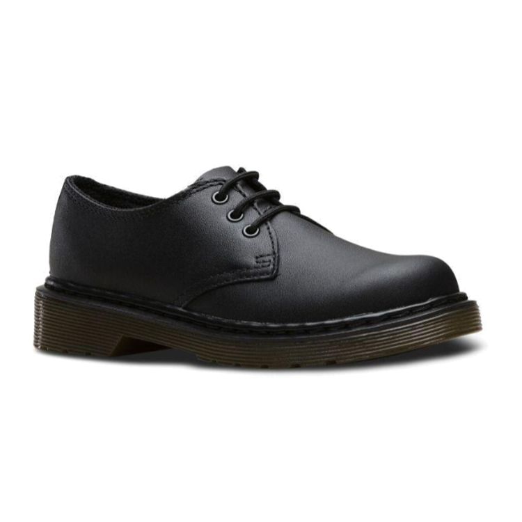 Dr. Martens 1461 Soft Leather Breathable Shock Absorbing Durable Casual Snow Boots Kids Boots Black 15378001