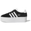 Gazelle Up Negro Blanco (De las mujeres) Zapatillas de Mujer Calzado-Blanco Core-Negro IH1290