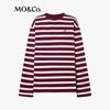 MO&Co. Striped Cotton T-shirt