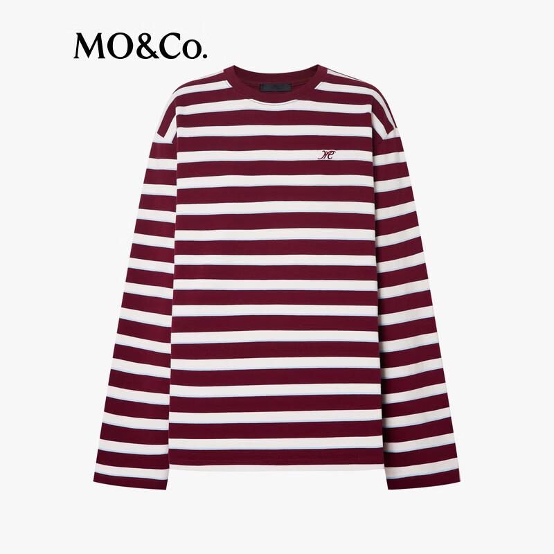 MO&Co. Striped Cotton T-shirt