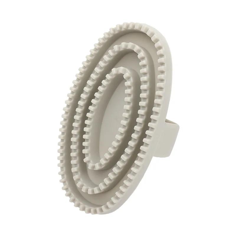 Fashional Puppy Wash Tools Flexible Pets Supplies Massage Rubber Bristles Curry Comb Dog Bath Brush Cat Massage Comb