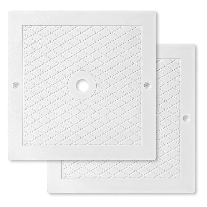 

M-Modern-Replacement 10 Pool Skimmer Lid/Cover 2 Pack For Hayward SPX1082E,SP082 1083 1084 Square Skimmer Basket Deck білий