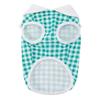 Plaid Dog T-Shirt Stylish Summer Pet Shirt with Leash Ring Washable Breathable Dog Tee Shirt for Small Dogs Puppies