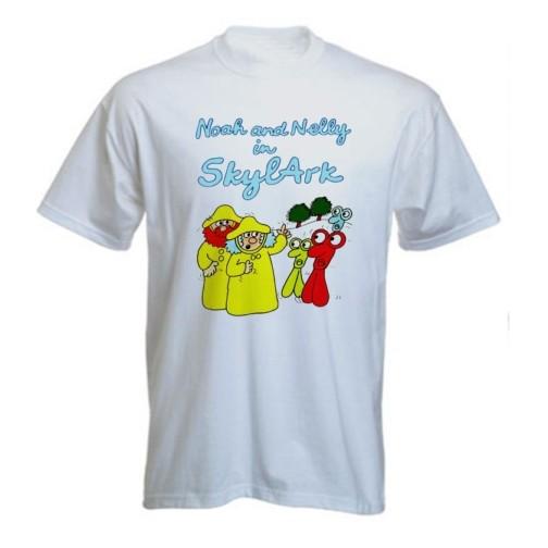 

Noah And Nelly In Skylark T Shirt 70 s Cartoon TV Show Roobarb Henry s Cat GT397 4XL