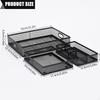 Space Saving Metal Office Drawer Organizers Tray Multipurpose Storage Container HX6C