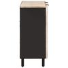 Sideboard with Shelf White Washed Surface 90 X 33 X 75 Cm