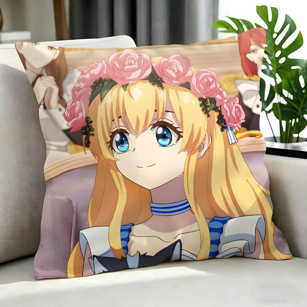 The Fated Magical Princess Who Made Me A Princess Cushion Cover Cushion Cover Set 4Pcs 50X50 45X45 40X40 Pillowcase Decorative