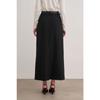 1161111 Belted Flonel Wool Skirt