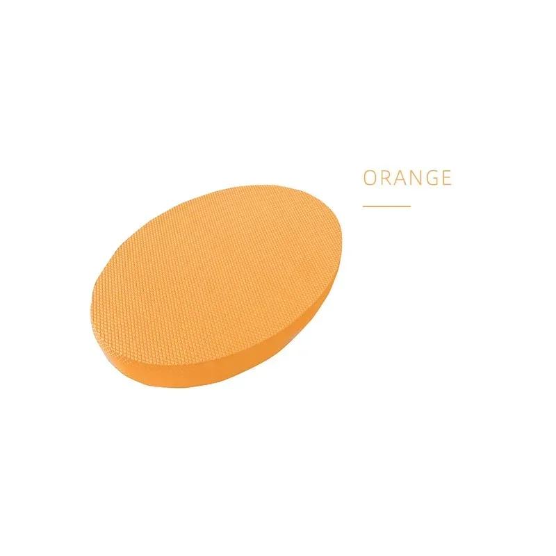 Подушка для баланса йоги, подушка для стабильности, пенопластовая доска, тренажер для тренировок, нескользящая, удобная, для тренировки стабильности, балансировочная подушка оранжевый