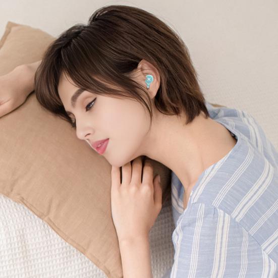 1 Pair Silicone Noise Reduction Earplugs Washable Waterproof Soft Reusable Hearing Protection Concerts Work Study Sleeping Silent Earplugs