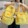 Schoolbags Children Elementary School Girls High-looking Ins Two Piece Set of Junior High School Students Backpacks