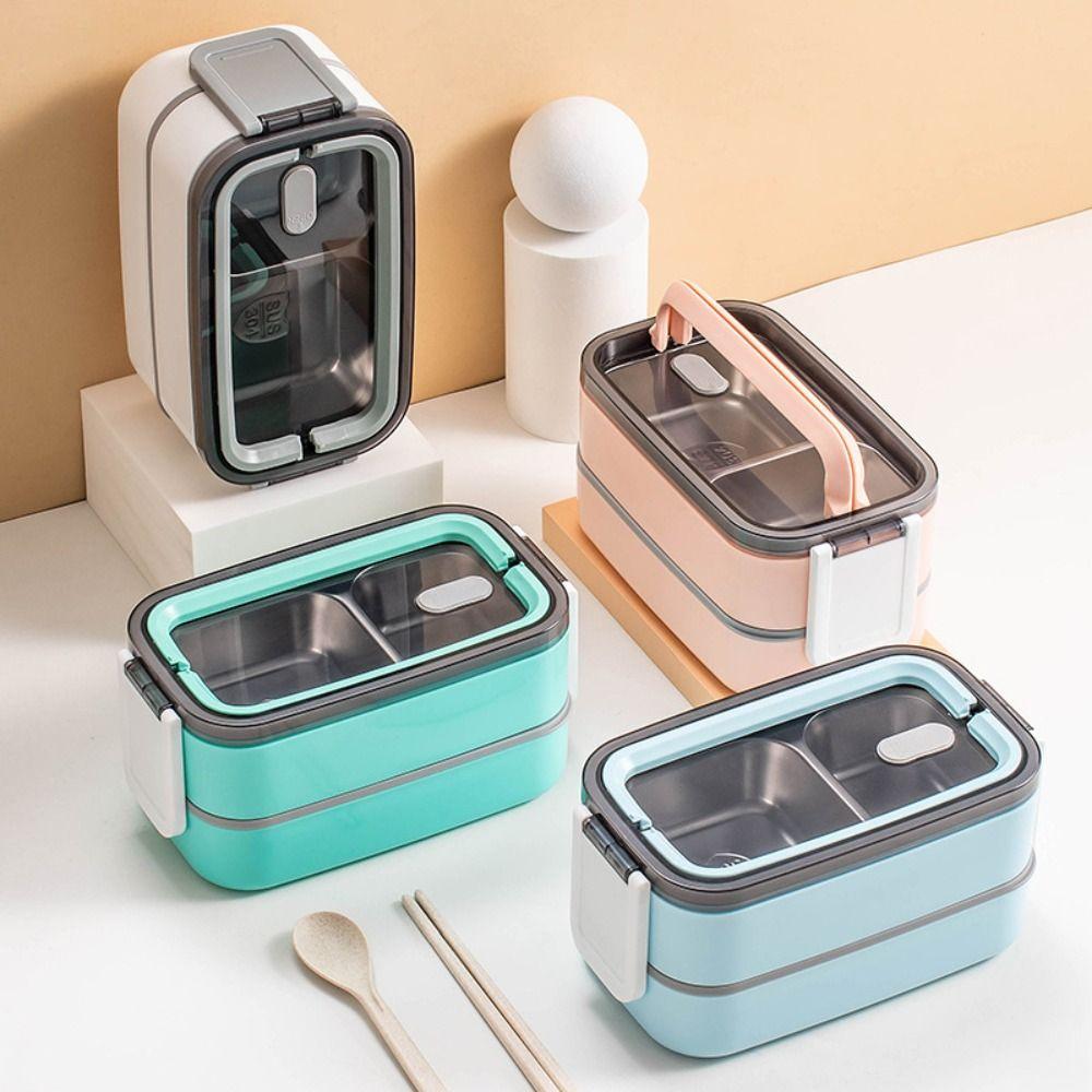 with Compartment Food Storage Container 304 Stainless Steel Insulation Lunch Box  School Children