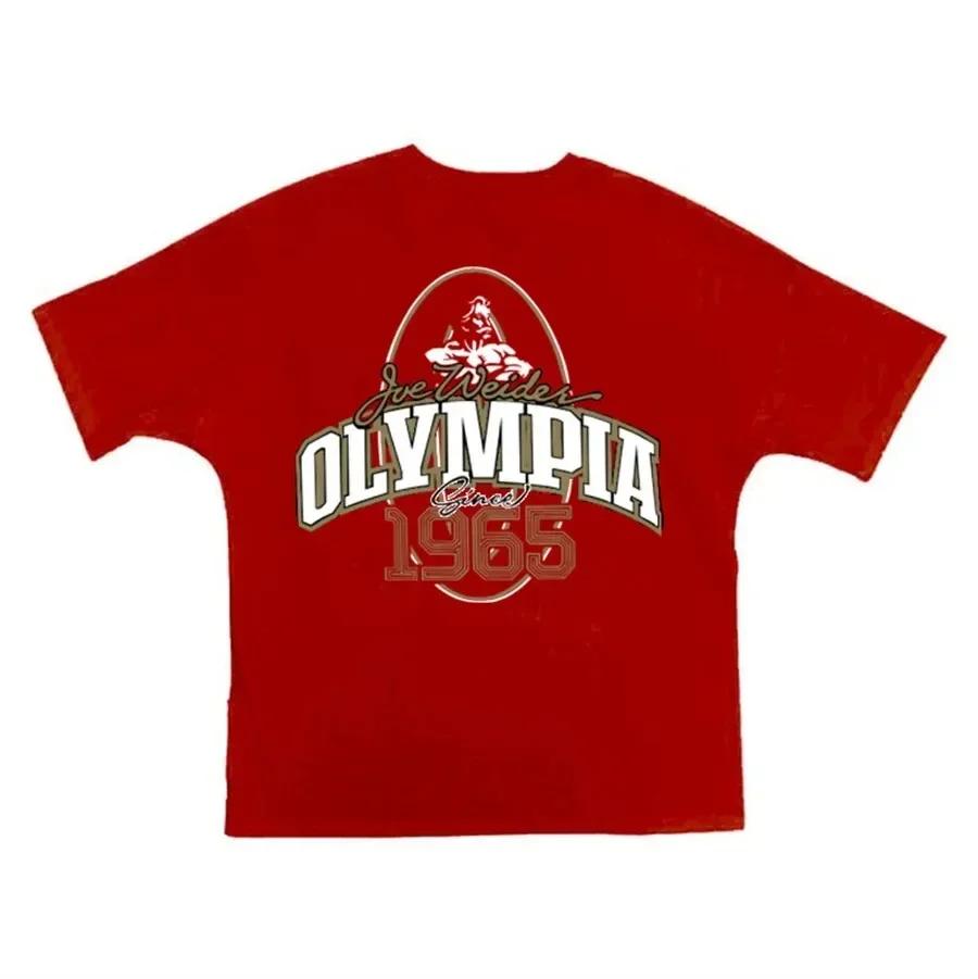 Cotton Loose Fitting T-Shirt Oversized Casual Sportswear for Gym Running Streetwear Fitness Sportswear 2024 Harajuku