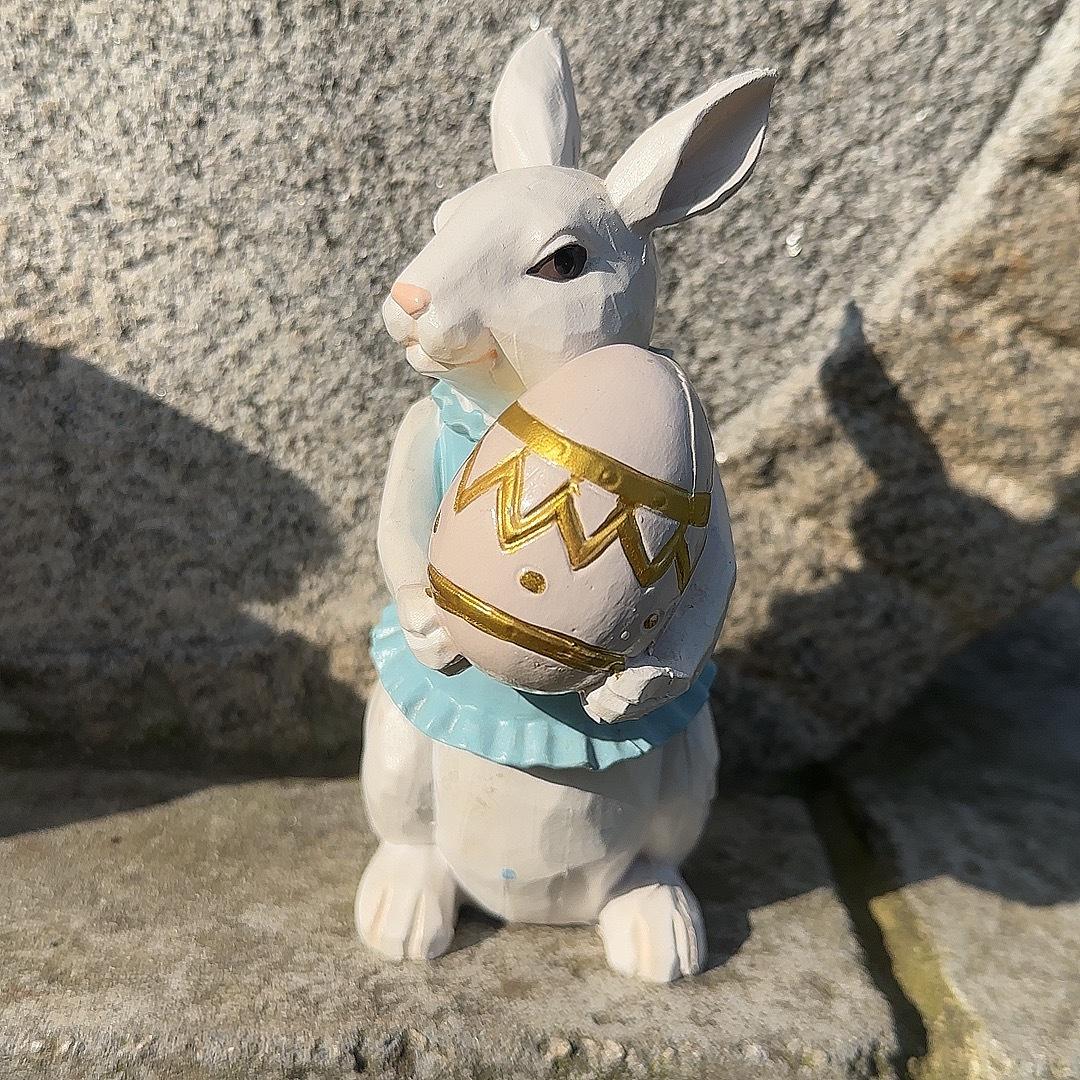 Пасхальный Кролик Яйца Смоляные Украшения для Дерева для Декора Дома и Сада