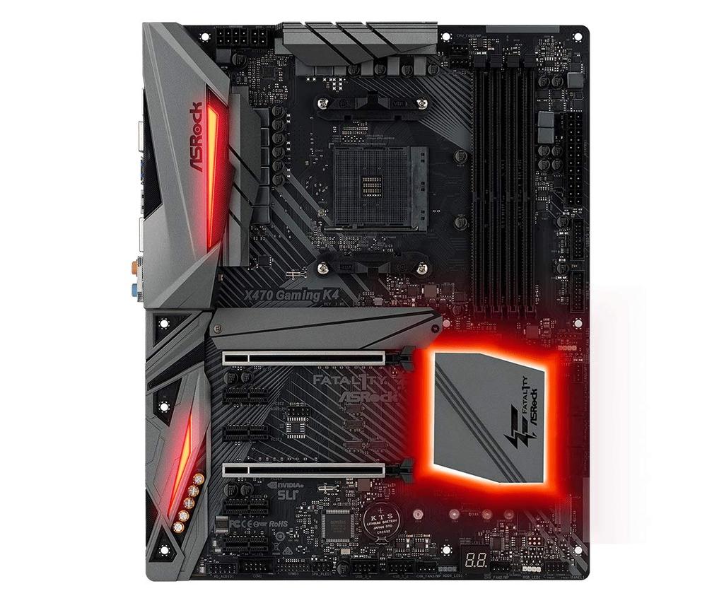 ASRock AMD X470 Chipset ATX Motherboard X470 GAMING K4