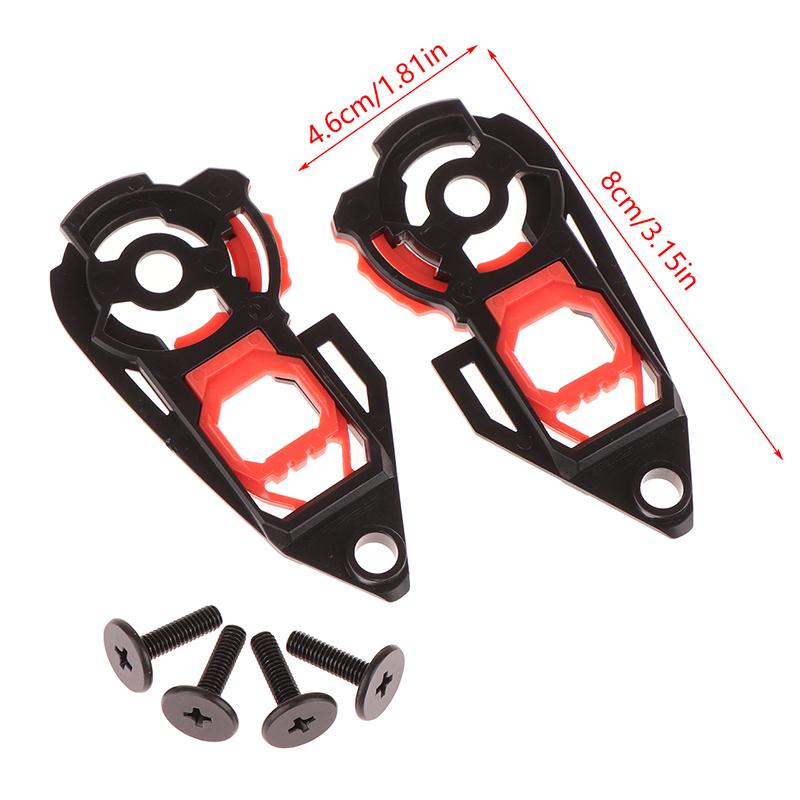 1Pair Motorcycle Helmet Parts Accessories Helmet Visor Base Lock For K1 K3Sv K5 Helmet Shield Lock