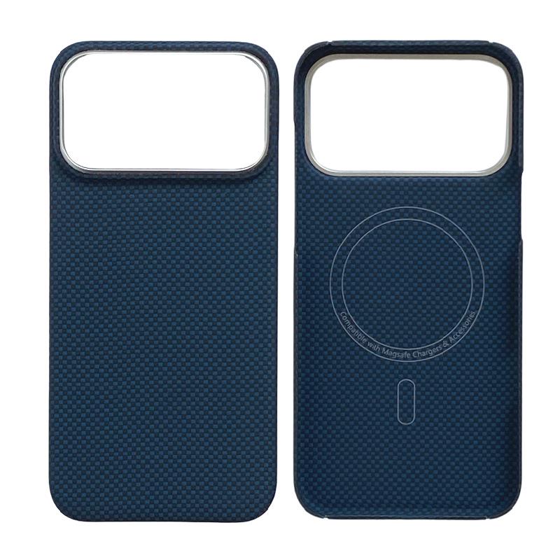 iPhone 17 Pro Kevlar Aramid Fiber Magnetic Case - Fingerprint Resistant