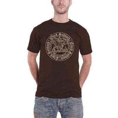 Black Sabbath Unisex Adult Henry Pyramid Emblem Cotton T-Shirt