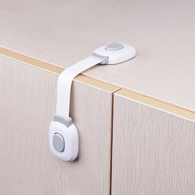1 Piece Baby Safe Straps Adhesive Cabinet Drawer Door Latches Baby Safety Lock Drawer Child Safety Cabinet Locks