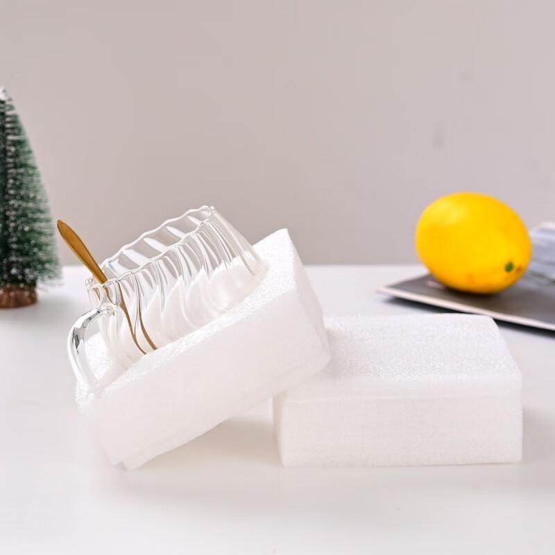 Changqi Striped Glass Mugs (Set of 2)