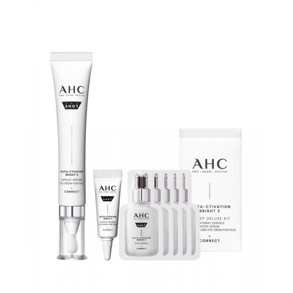 Ahc Proshot Gluta Activation Bright3 Eye Cream 30ml+ Gift  Trial Kit NONE