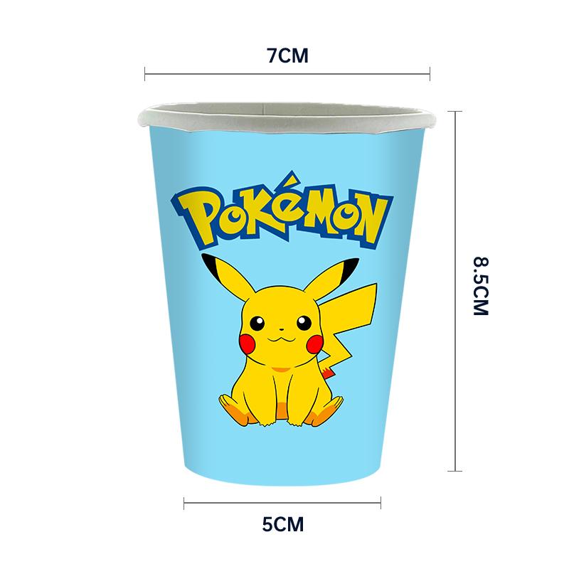 Pokemon Geburtstagsfeier Dekorationsartikel Pokemon Thema Geburtstagsfeier Artikel Tischdecke Tafel Becher Taschentuch Banner Babyparty