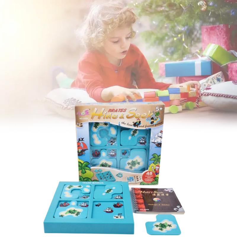 Hide Pirates Seek Iq Board Games Family Interactive Children Toys Gift Festival