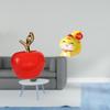 Ceramic Figurine Fruit Sculpture And Cartoon Snake Statue Decorative Resin Tabletop Ornament for