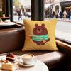 Animal cute little bear Cushion Cover Decorative Cushions Covers Cover Sofa x Pillow  Piece x x Pillowcase