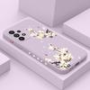 Goldene Blüte Hülle Für Samsung Galaxy A73 A53 A33 A23 A13 A03 A72 A52 A52S A32 A22 A12 A02 A02S A71 A51 A31 A21S 4G 5G Cov