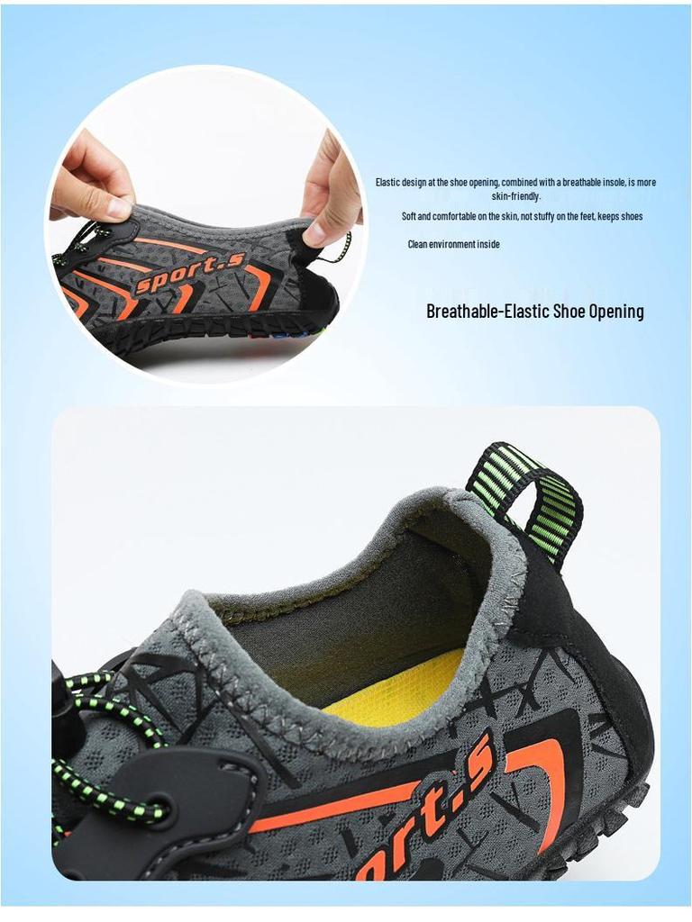 Unisex Quick-Dry Outdoor & Indoor Five-Finger Shoes for Hiking, Yoga, and Water Sports.