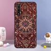 Persian Carpet Floral Pattern For Huawei Nova 12i 12s 11i 8i 7i 9 10 SE Y60 Y61 Y70 Y72 Y73 Y90 Y91 P20 P30 P40 Lite Case