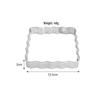 MDNG Wavy Square Perforated Mousse Rings Set