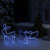 VidaXL Décoration de Noël d'Extérieur Renne et Traîneau 252 LED Renne Illuminé Lumineux Décoratif Ornement de Vacances 329809