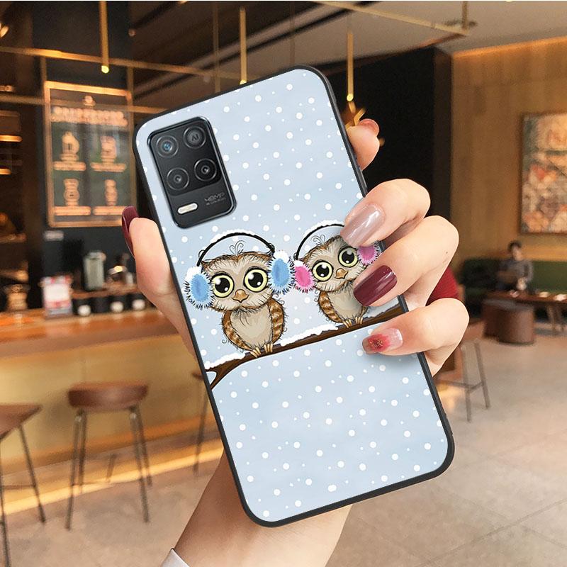 Owl Hearts Lover Phone Case for OPPO Realme GT 2 Pro X2 Pro XT C25S 8 7 6 Pro 6i GT Master C3 C21 C21Y C11 X3 SuperZoom