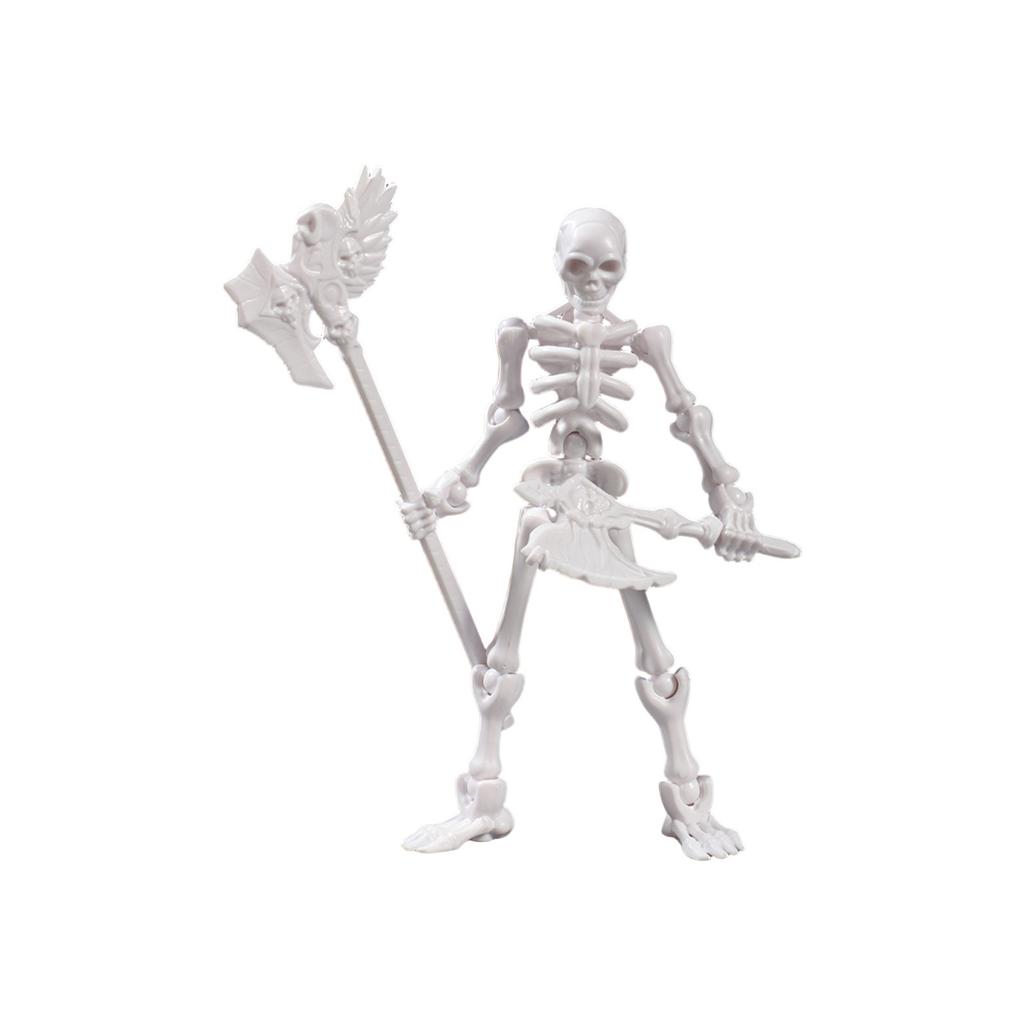 Skeleton Movable Model, Equipped With A Variety Of Weapons, Figures