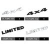 Car 3D Metal 4X4 Limited Decals Sticker For Jeep Compass Wrangler Renegade Grand Cherokee Trunk Emblem Badge Styling Stickers
