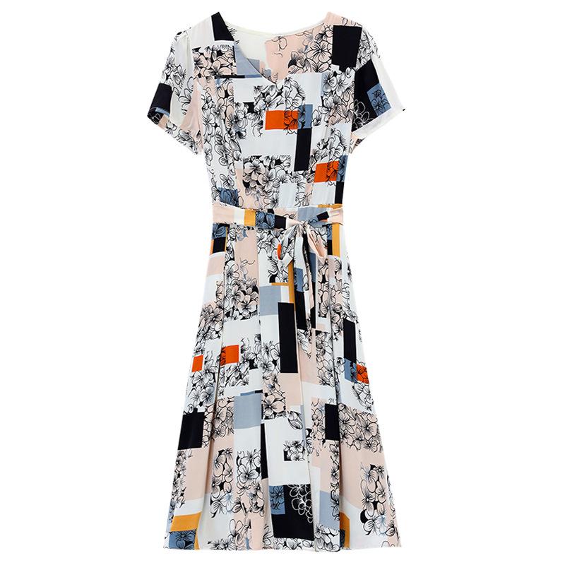 Exquisite High-End Autumn Short-Sleeve Dress for Women