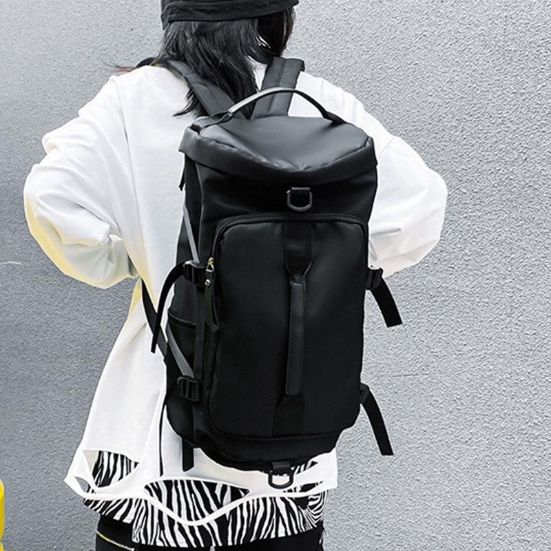 Duża pojemność, wodoodporna torba do jogi z tkaniny Oxford z logo, pasek na ramię lub podwójny, niezależna przegroda na buty, torba sportowa