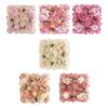 Artificial Flower Wall Panel Rose Photo Background for Wedding Valentines Day Indoor Decoration