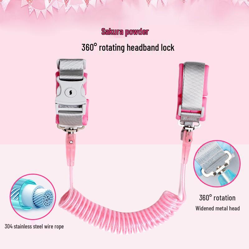 Children's Safety Anti-Lost Rope: Baby Stroller Attachment and Travel Bracelet