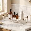 Large Capacity Cosmetic Storage Rack Waterproof Washstand Drain Rack  for Kitchen