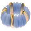 Acrylic Oval Ombre Patchwork Bracelet: Light Luxury, Sweet Temperament, Fashion Jewelry.
