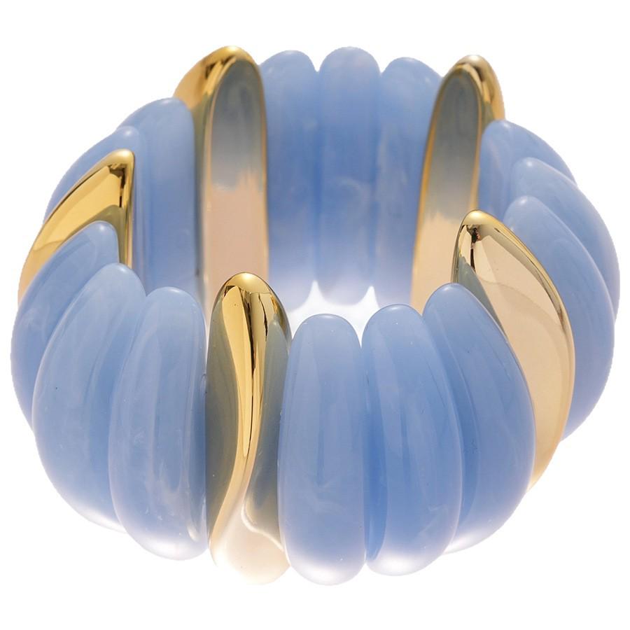 Acrylic Oval Ombre Patchwork Bracelet: Light Luxury, Sweet Temperament, Fashion Jewelry.