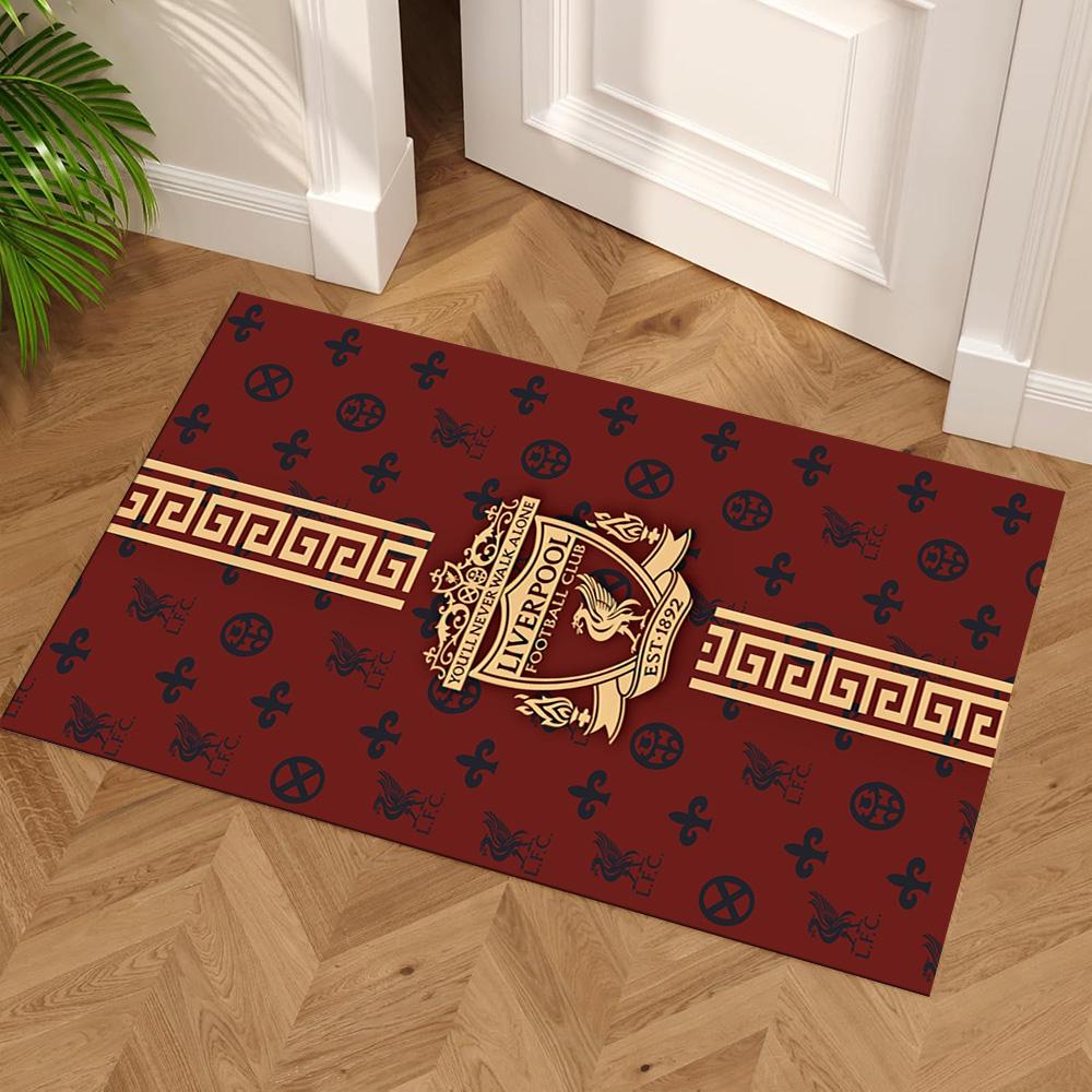 Liverpool Floor Mat Suitable for Dining Room Kitchen Decorate Room Bedrooms Anti-slip Rug Decorate Offices Perfect Birthday Christmas Gift Idea