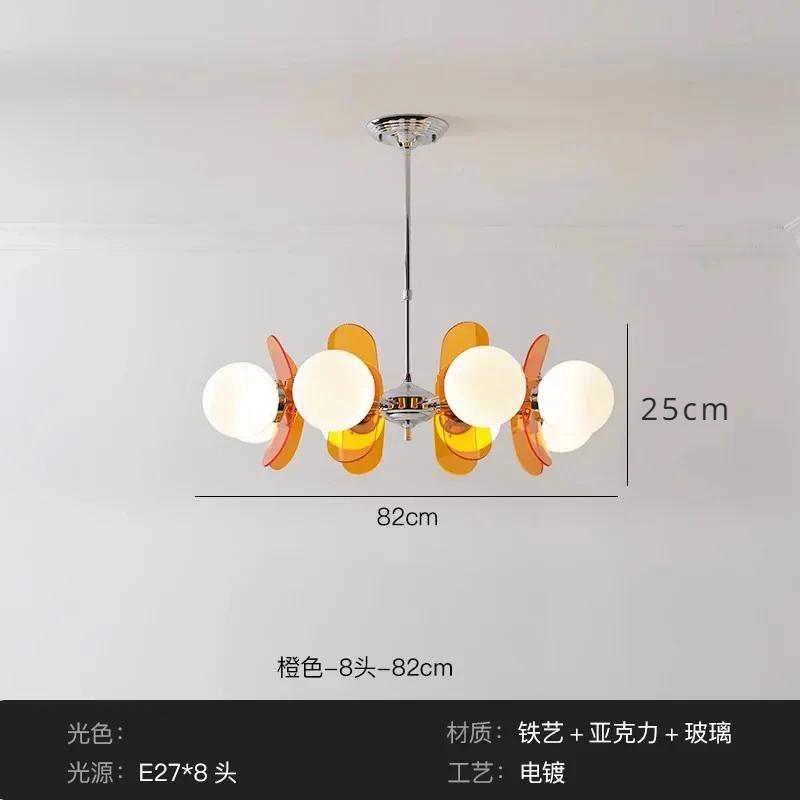 Nordic Minimalist Restaurant Pendant Light Acrylic Art Living Room LED Light Room Children's Bauhaus Home Decor Pendant Light