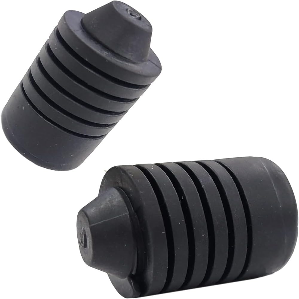 2pcs Black Rubber Hood Stop Bumper, Hood Pin Hood Bumper Stop Cushion Stopper for Nissan Xterra1996-2006