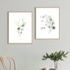 Green Plant Leaves Poster Print Wall Art Canvas Painting Botanical Eucalyptus Picture for Living Room Home Decor Decoration
