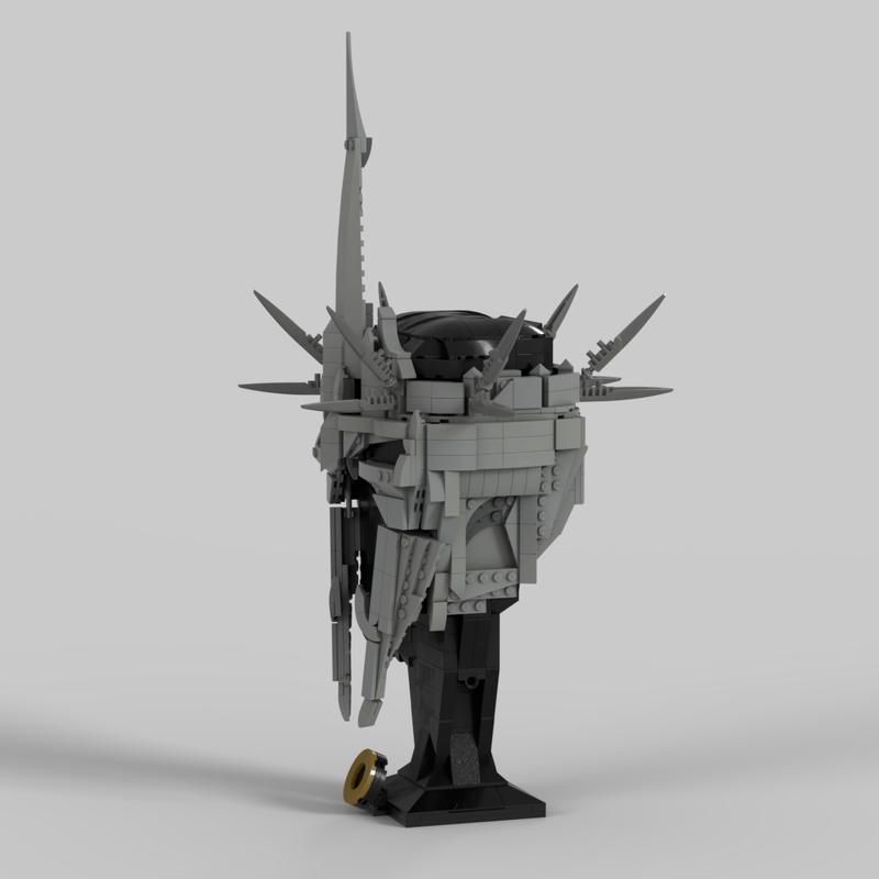 927pcs MOC LOTR Witch King Of Angmar Helmet Hobbit Lord Rings Model Building Blocks Architecture Toy Christmas Gifts Brick Kids